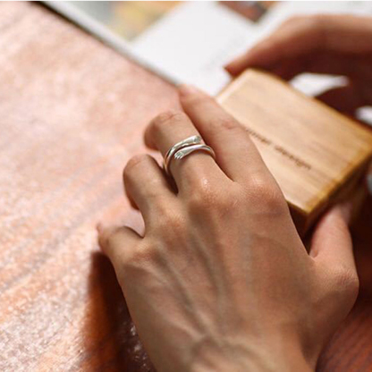 Mother’s Day Gift Couple Hug Ring Love Style Rings for Women Men-Jessemade AU