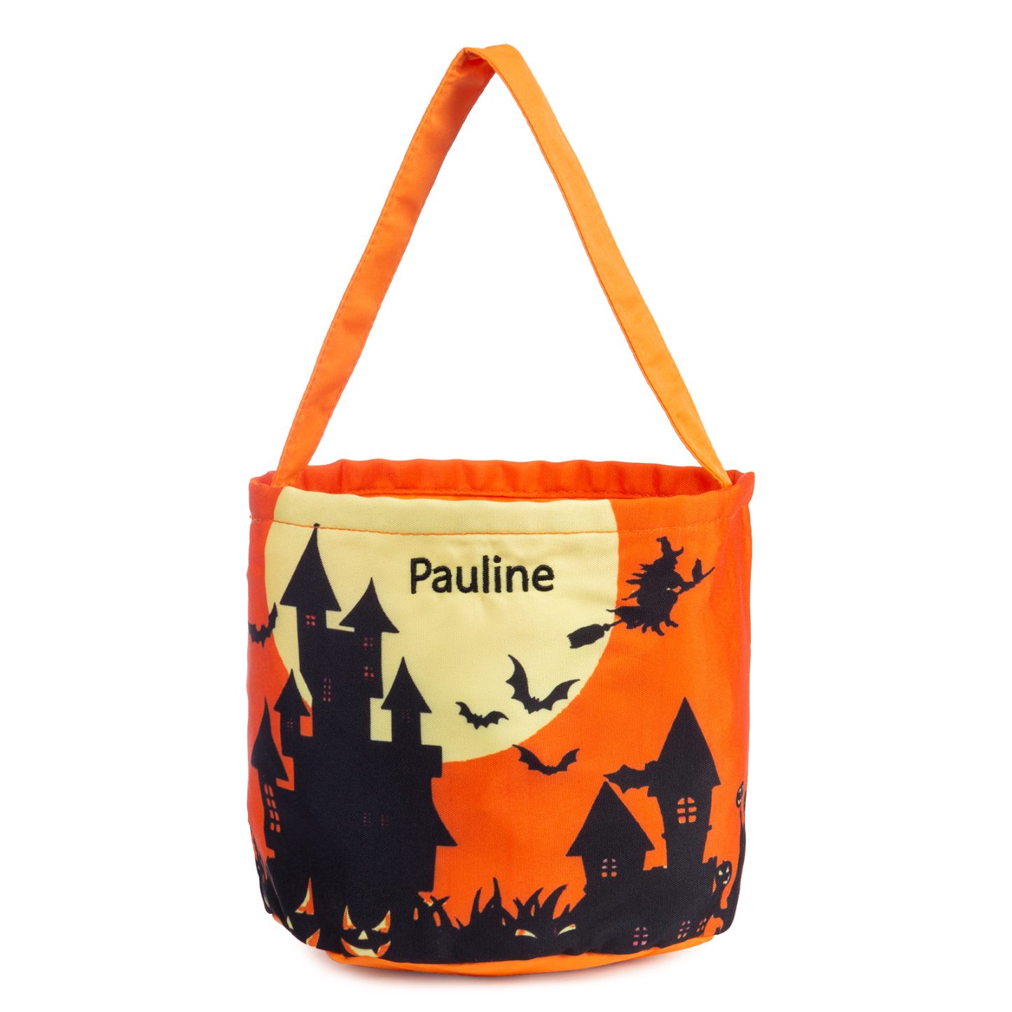 Halloween Luminous Tote Bag Engraved 1 Name Tote Bag Candy Gift Bag-Jessemade AU