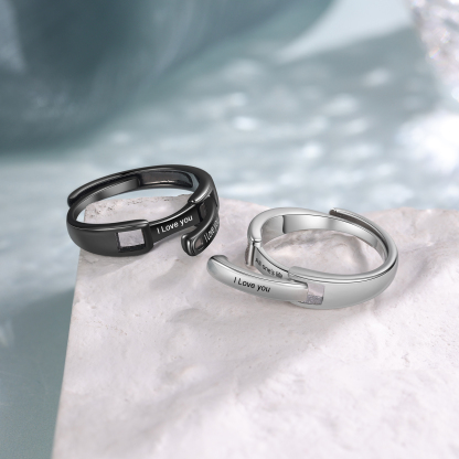 Couple Ring Personalised Matching Rings Gift for Couple-Jessemade AU