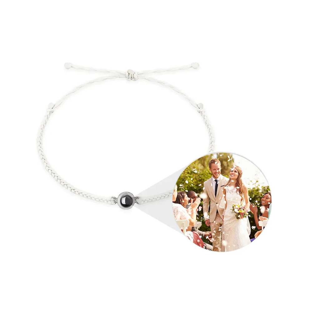 Personalised Projection Bracelet Love Style Photo Bracelet Rope Bracelet Gifts for Couple-Jessemade AU
