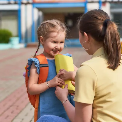 Mother and Daughter Love Heart Bracelet Set Back To School Gift Adjustable String Bracelet-Jessemade AU