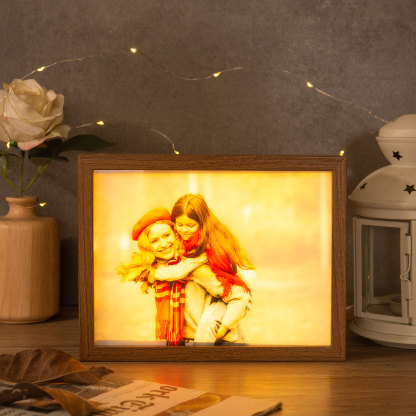 Personalised Photo Frame Night Light Changeable Colour Lamp Home Decor Personalised Gifts for Family Friends-Jessemade AU