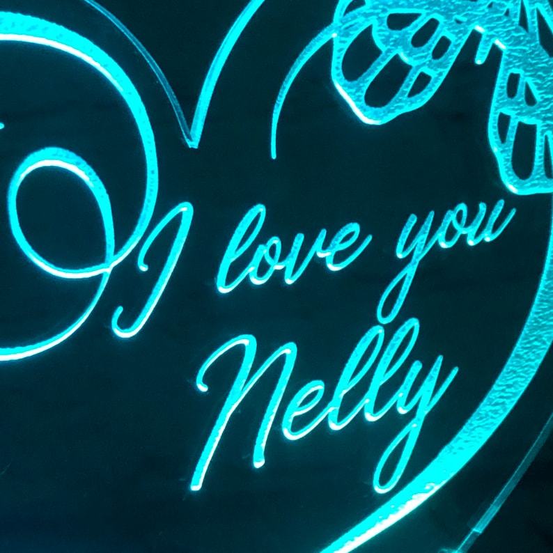 Personalised Butterfly Home Decoration Lamp With Custom Name Night Light Kid's Bedroom Decor Children's LED Light-Jessemade AU