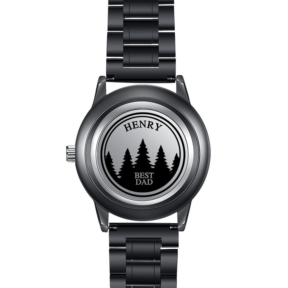 Personalised Photo Watch Custom 1 Photos Mechanical Watch Gifts for Him-Jessemade AU