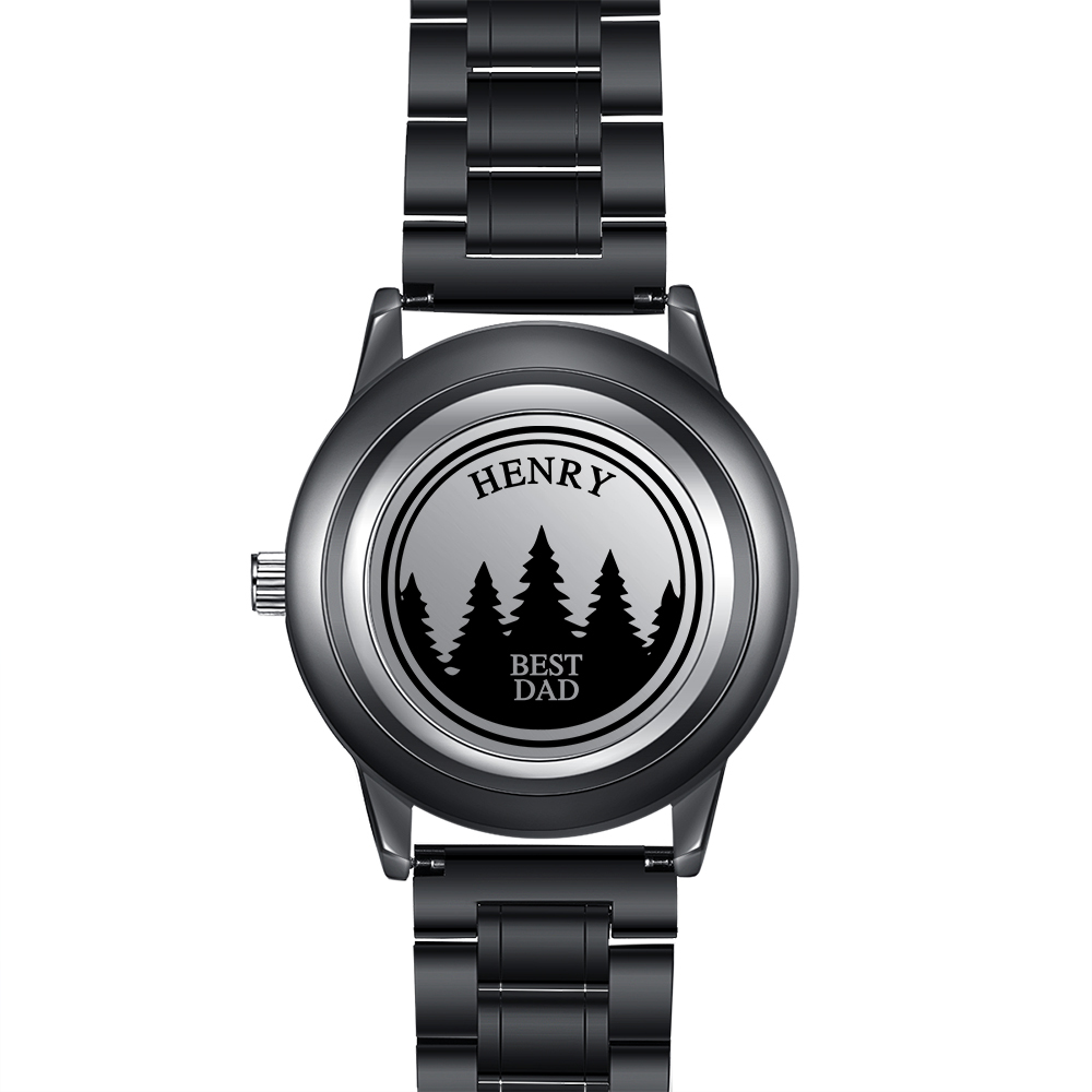 Personalised Photo Watch Custom 1 Photos Mechanical Watch Gifts for Him-Jessemade AU