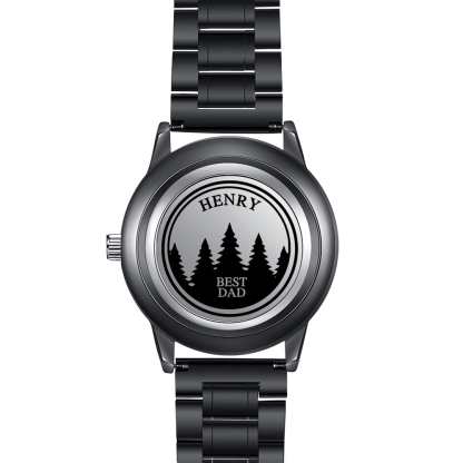 Personalised Photo Watch Custom 1 Photos Mechanical Watch Gifts for Him-Jessemade AU