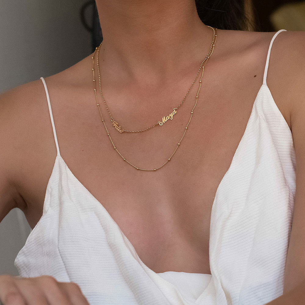 Personalised Necklace Custom 2 Names Necklace Gift For Women-Jessemade AU