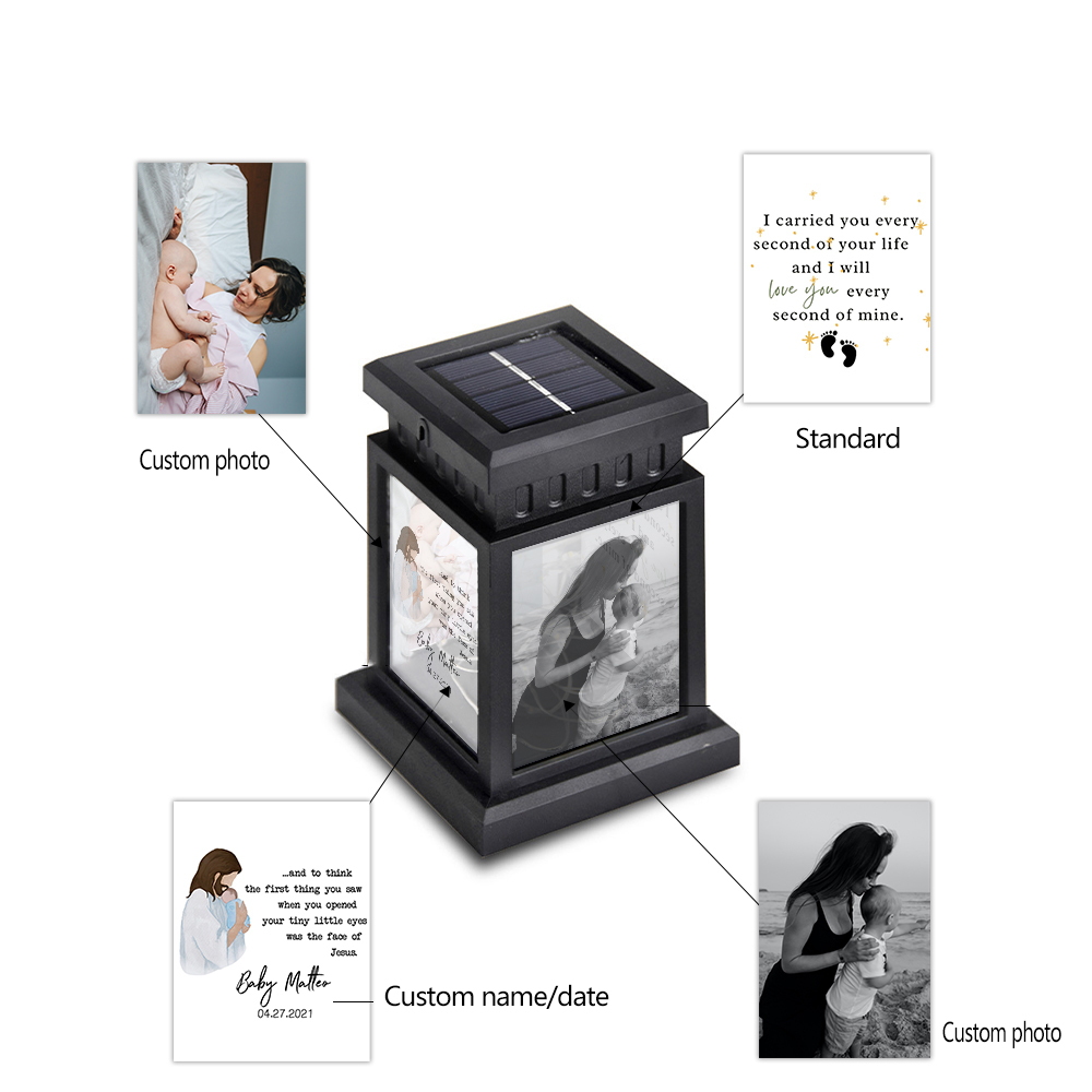 Personalised Photo Lantern Lamp Baby Loss Memorial Sympathy gift-Jessemade AU