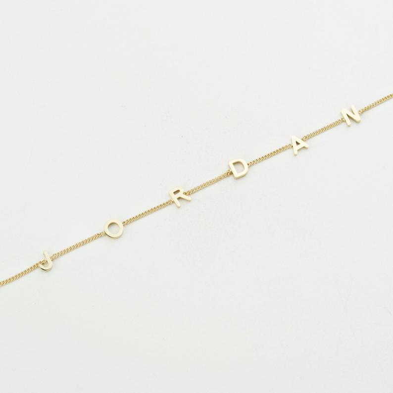 Personalised Bracelet Custom 1 Name Bracelet Gift For Women-Jessemade AU