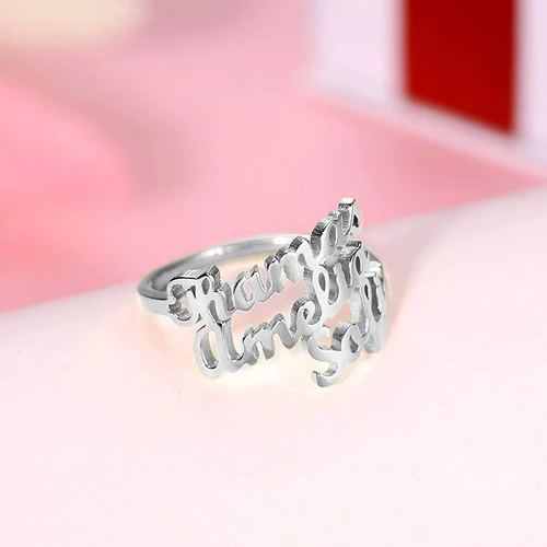Personalised Ring Custom 3 Names Ring GIFT For Women-Jessemade AU