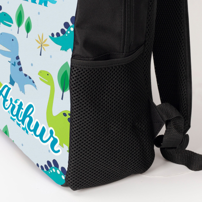 Custom Name Schoolbag Personalised Dinosaur Backpack Travel Bag for Kids-Jessemade AU