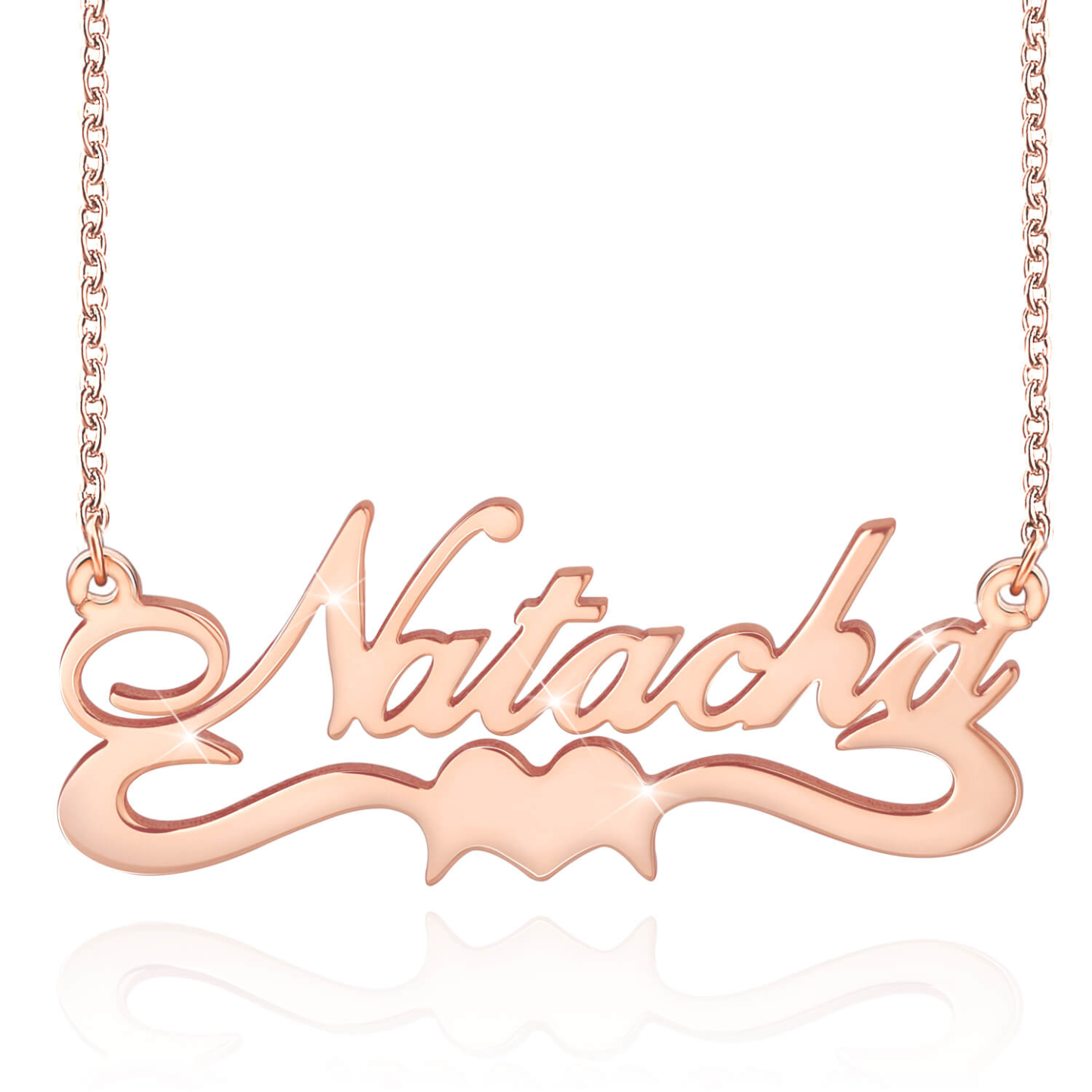 Personalised Necklace Custom 1 Name Necklace Gift For Women-Jessemade AU