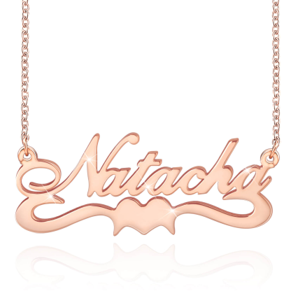 Personalised Necklace Custom 1 Name Necklace Gift For Women-Jessemade AU