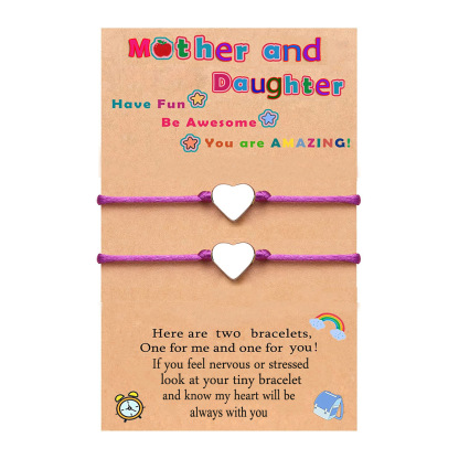 Women Bracelet Dainty Teen Heart Bracelet Back To School Adjustable Bracelet for Girls-Jessemade AU