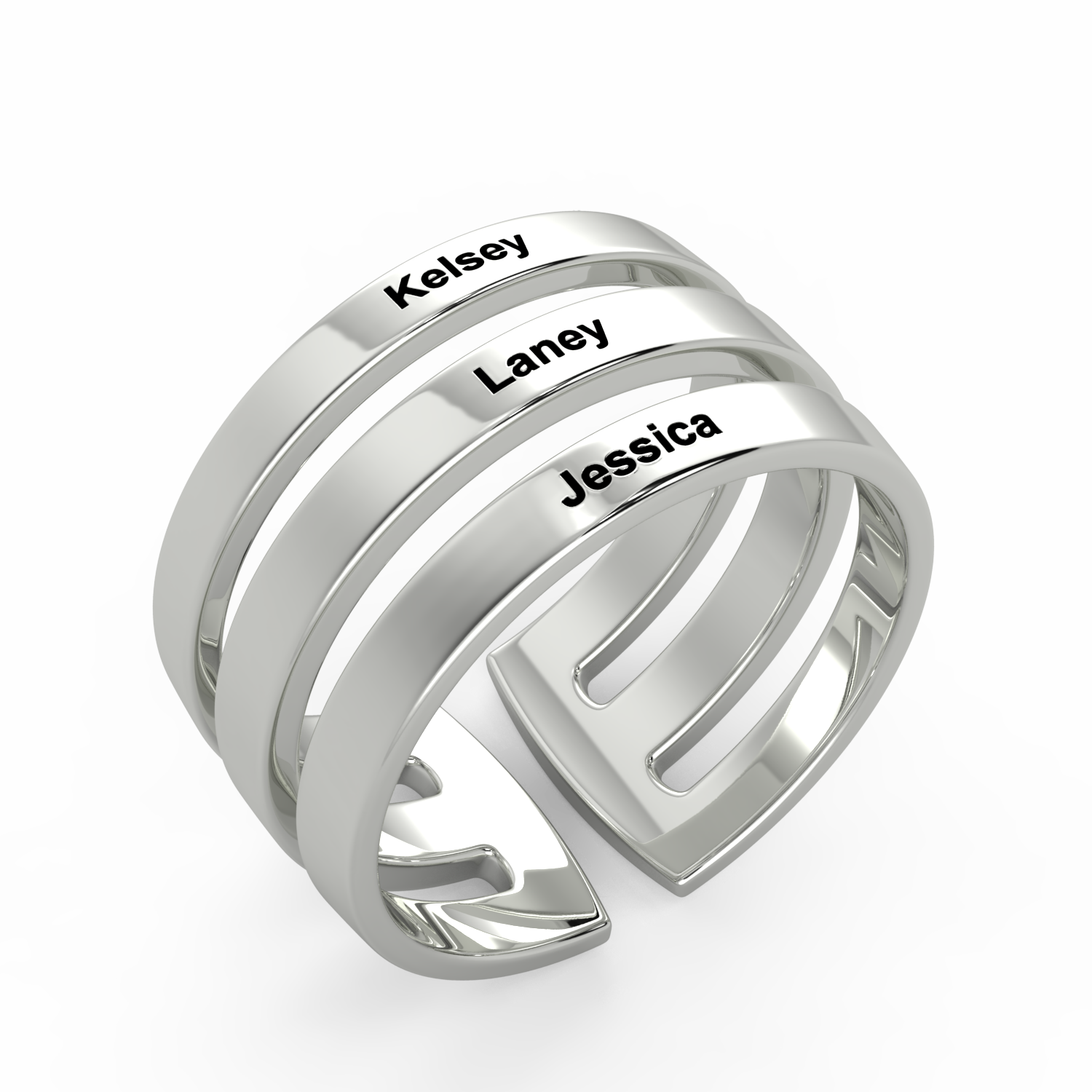 Personalised Names Or Phrases Ring For You-Jessemade AU
