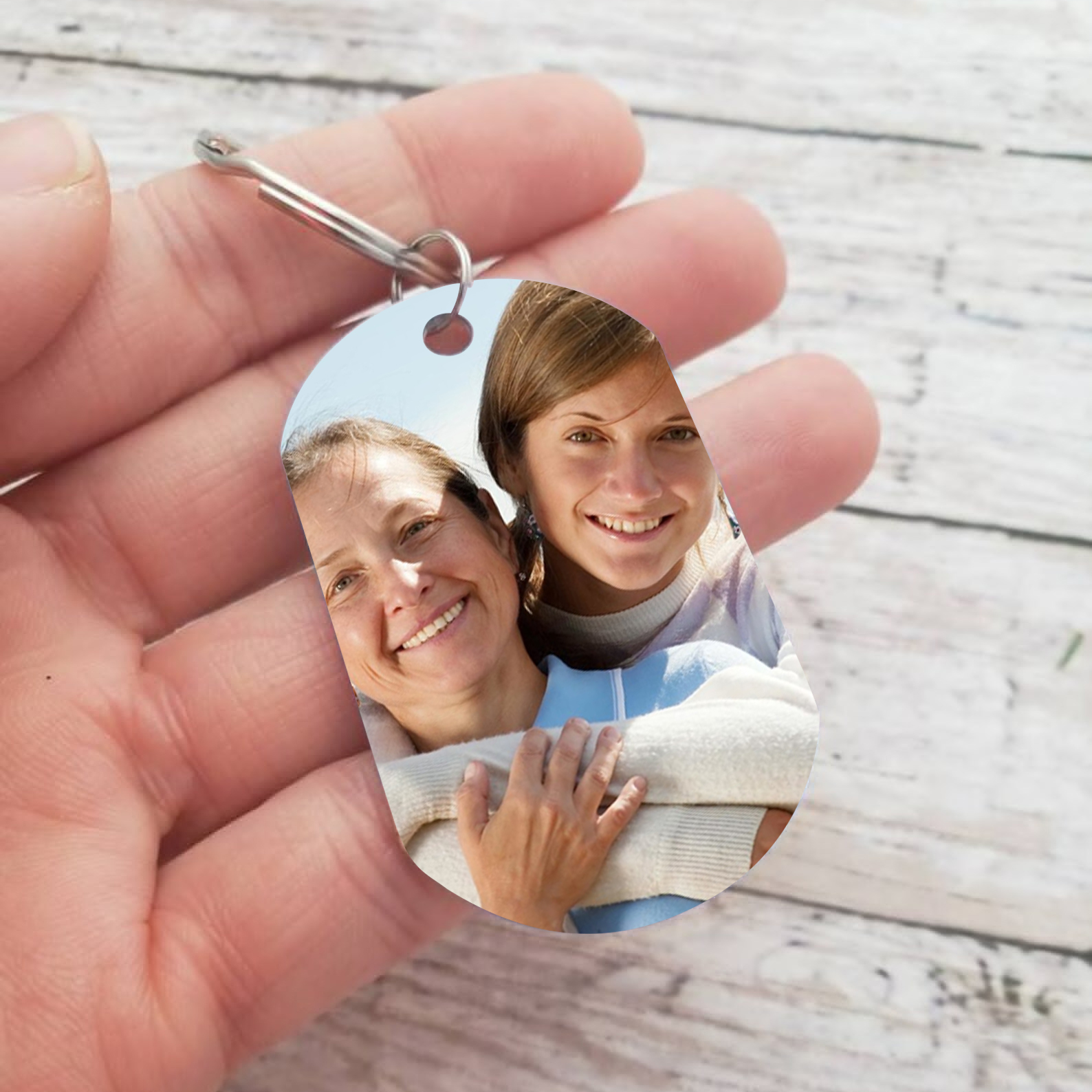 Personalised Photo Keychain Gifts for Mum - I Am As Lucky As I Can Be-Jessemade AU