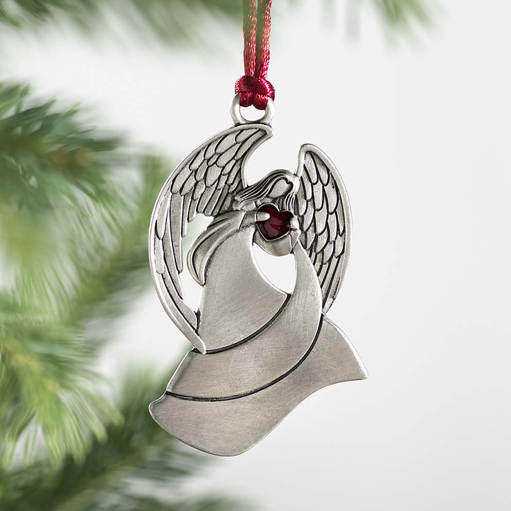 Solid Pewter Christmas Tree Ornament Gifts for Family