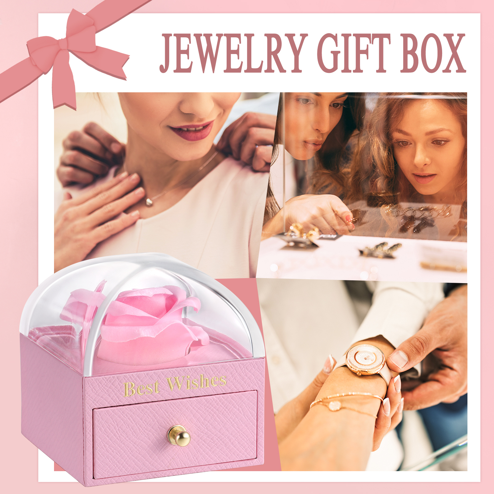 Enchanted Rose Jewelry Box Gift Package-Jessemade AU
