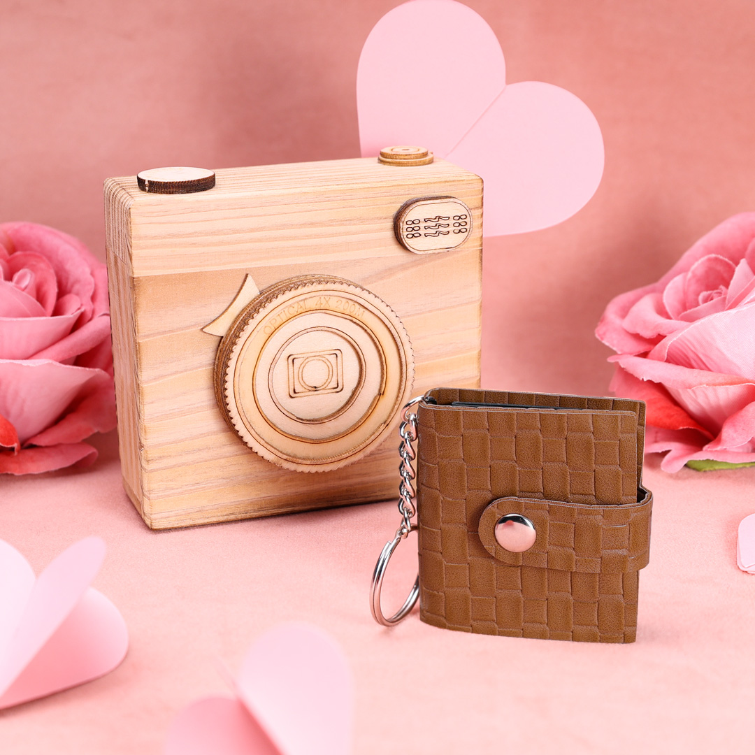 Personalised Photo Album Keychain Custom 5 Photos Leather Keychain Romantic Gifts-Jessemade AU