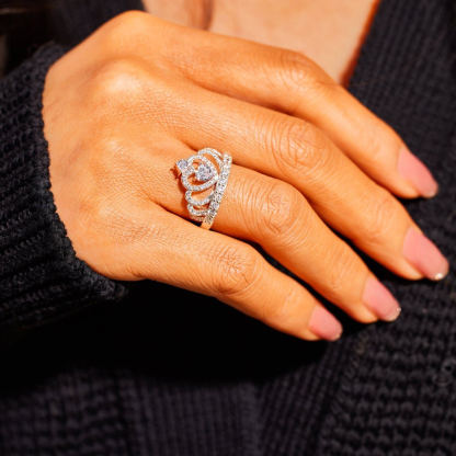 Dad To Daughter, No matter how much you grow up, Princess Crown Ring With Card, Gifts For Her-Jessemade AU