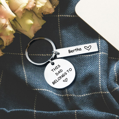 1 Name - Personalised Name Keychain Stainless Steel Keychain Special Gift for Mummy/Dad-Jessemade AU