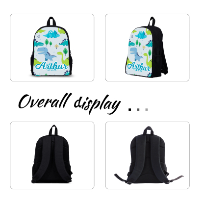 Custom Name Schoolbag Personalised Dinosaur Backpack Travel Bag for Kids-Jessemade AU