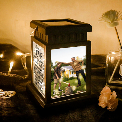 Personalised Photo Lantern Lamp Those We Love Don't Go Away Memorial Sympathy gift-Jessemade AU