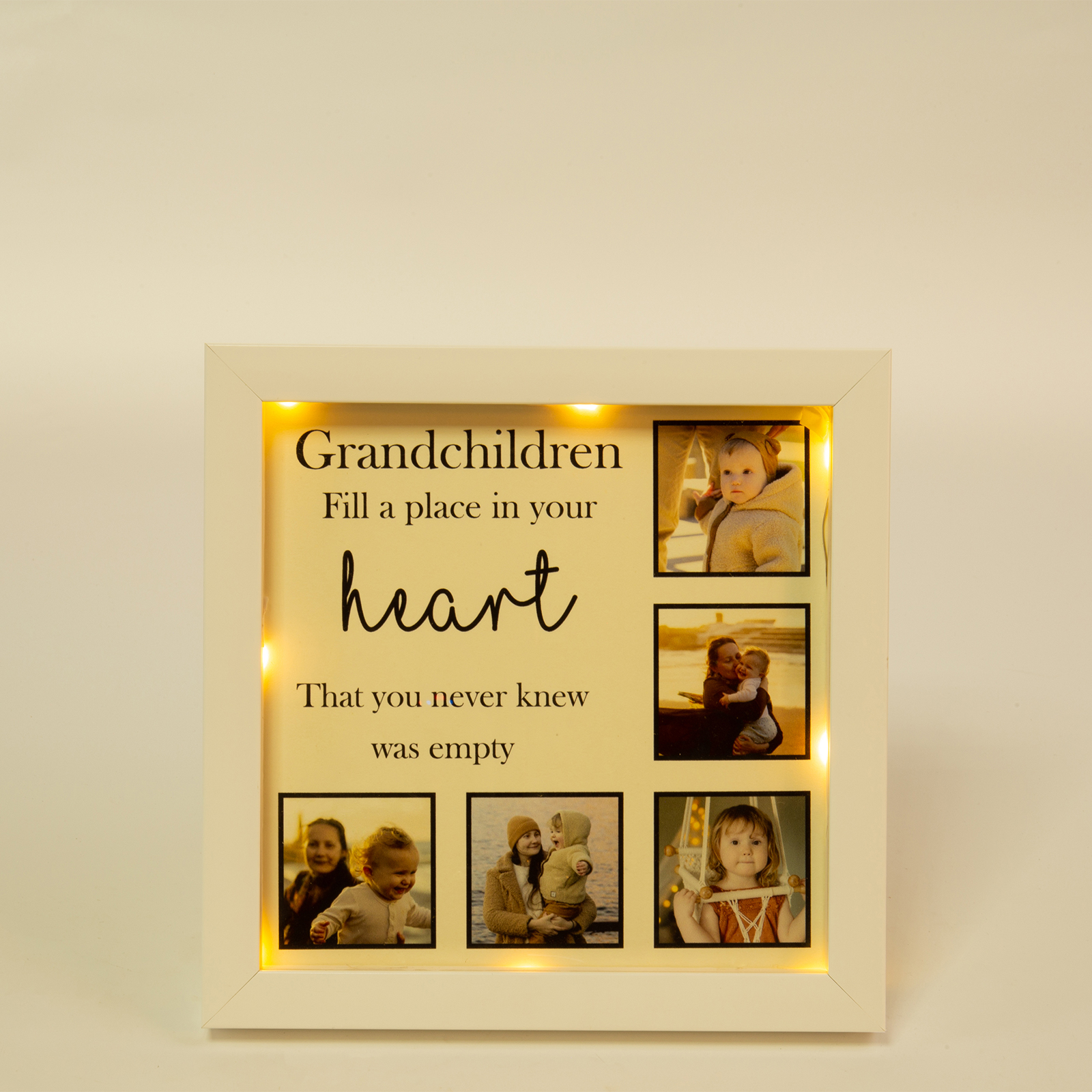 Personalised Photo Custom Name LED Night Light Picture Frame-Jessemade AU