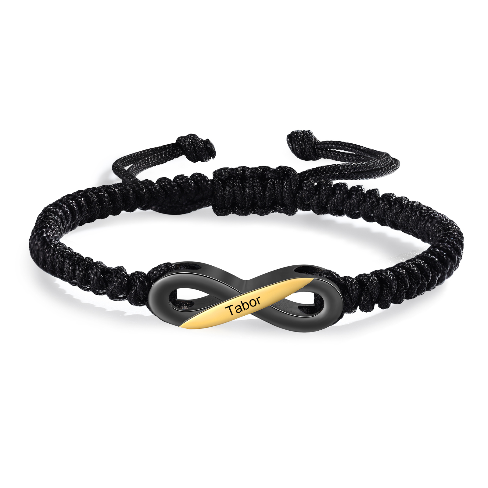 Personalised Infinity Bracelet Customised Name Couple Bracelet Adjustable Gifts for Him/Her-Jessemade AU