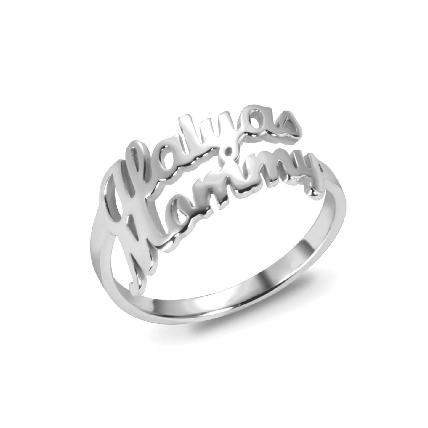 Personalised Ring Custom 2 Names Ring GIFT For Women-Jessemade AU