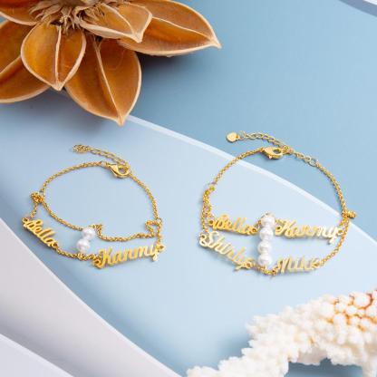 Personalised Bracelet Custom 1 Name Bracelet Gift For Her-Jessemade AU