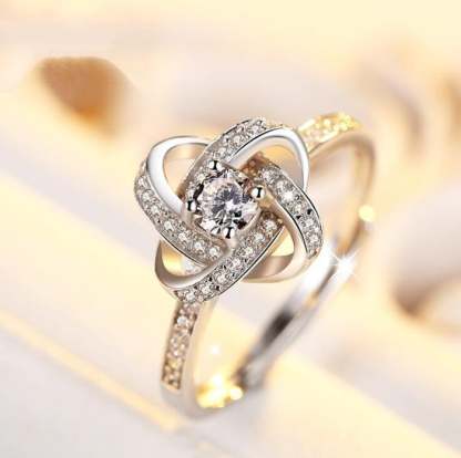 I Love You And my heart will always be tied to yours, Birthstone Ring Valentines Day Gifts For Her-Jessemade AU