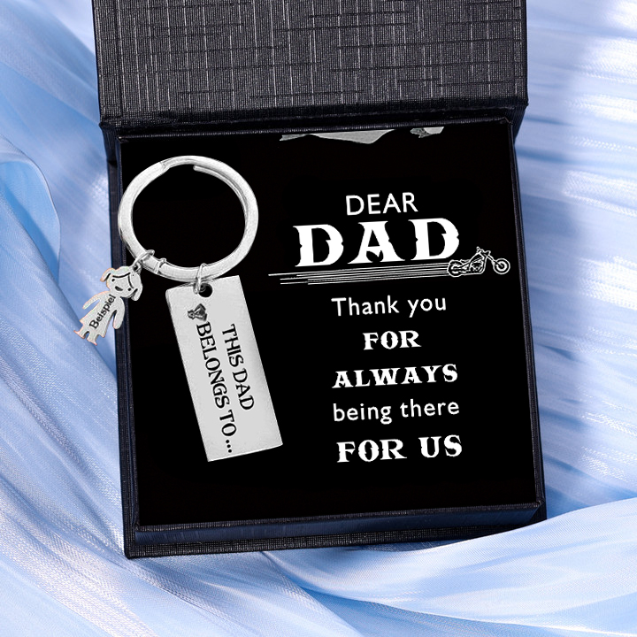 1 Name-Personalised 1 Child's Name Keychain Gift for Mum Dad-Jessemade AU