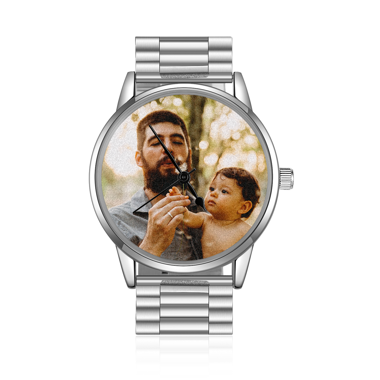 gift Photo Watch - Personalised Engraved Watch Bracelet For Him-Jessemade AU