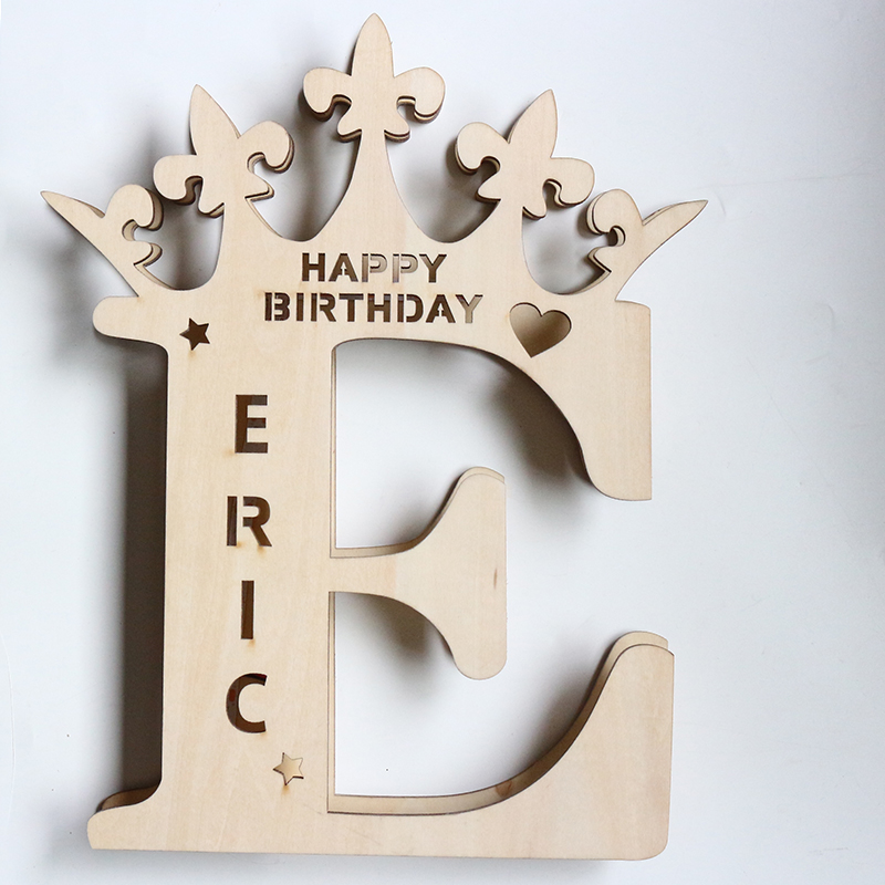 Personalised Name Crown Custom Letter Night Light best gift-Jessemade AU