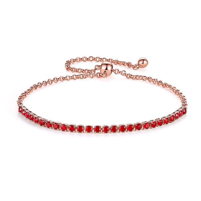 Cubic Zirconia Tennis Bracelet For Women-Jessemade AU