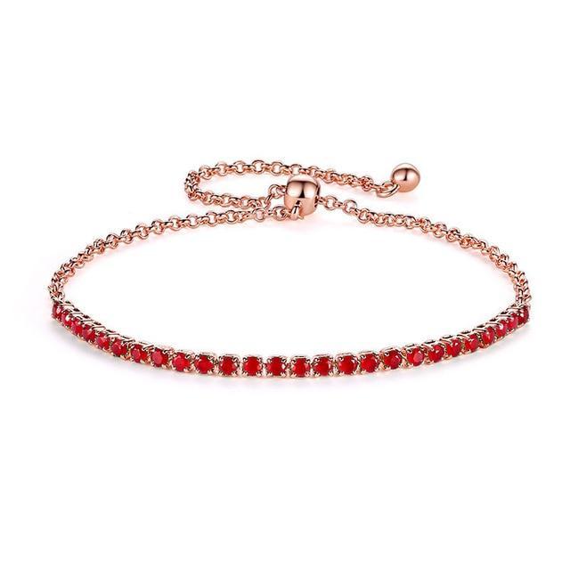 Cubic Zirconia Tennis Bracelet For Women-Jessemade AU
