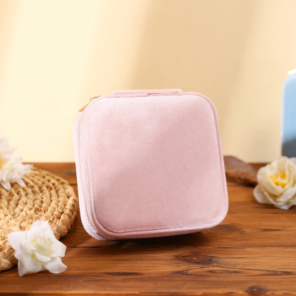 Jewelry Storage Box Blue/Pink/Green/White Travel Jewelry Box Gifts for Ladies Girls-Jessemade AU