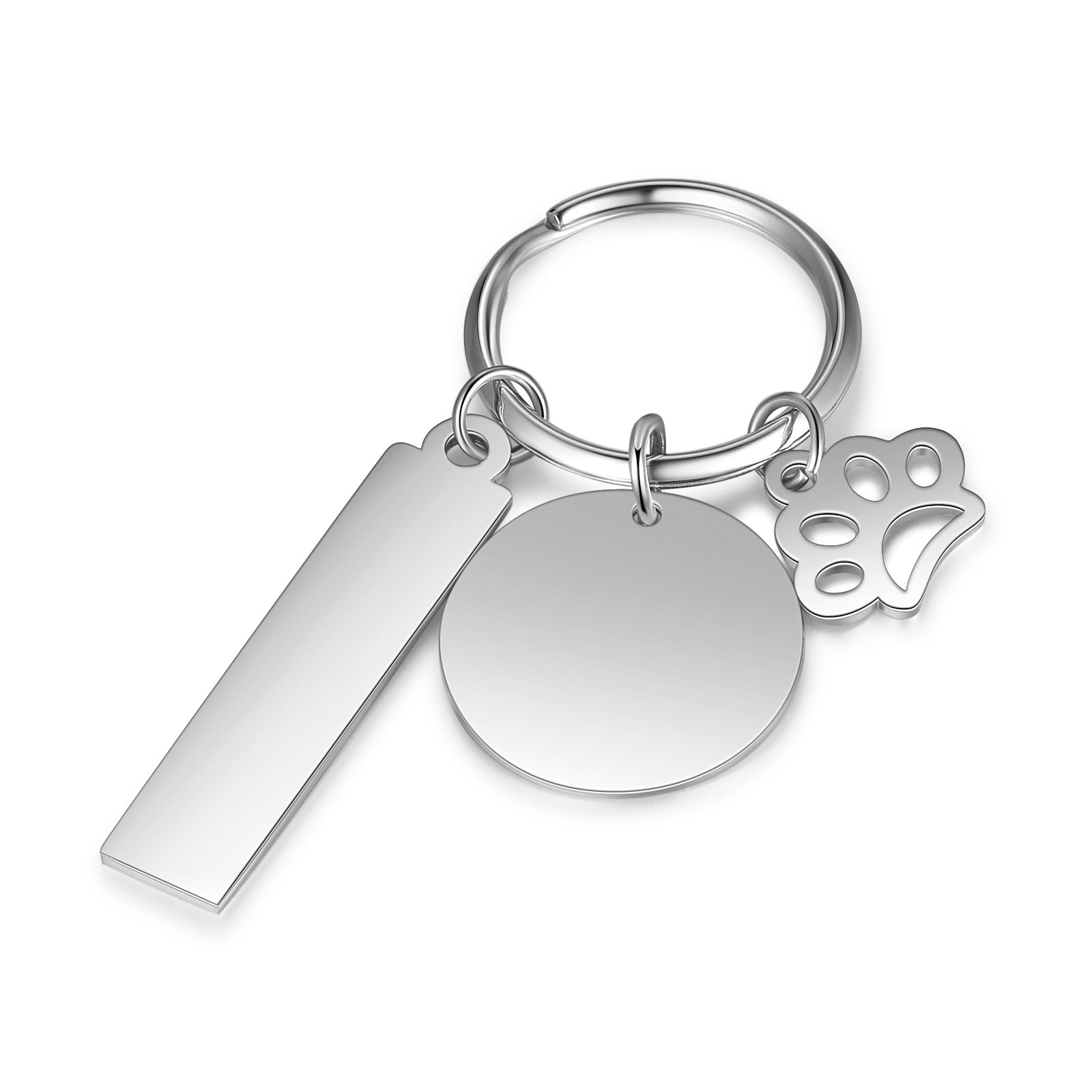 Personalised Photo Keychain Custom Text Keychain Stainless Steel Gifts For Him/Her-Jessemade AU