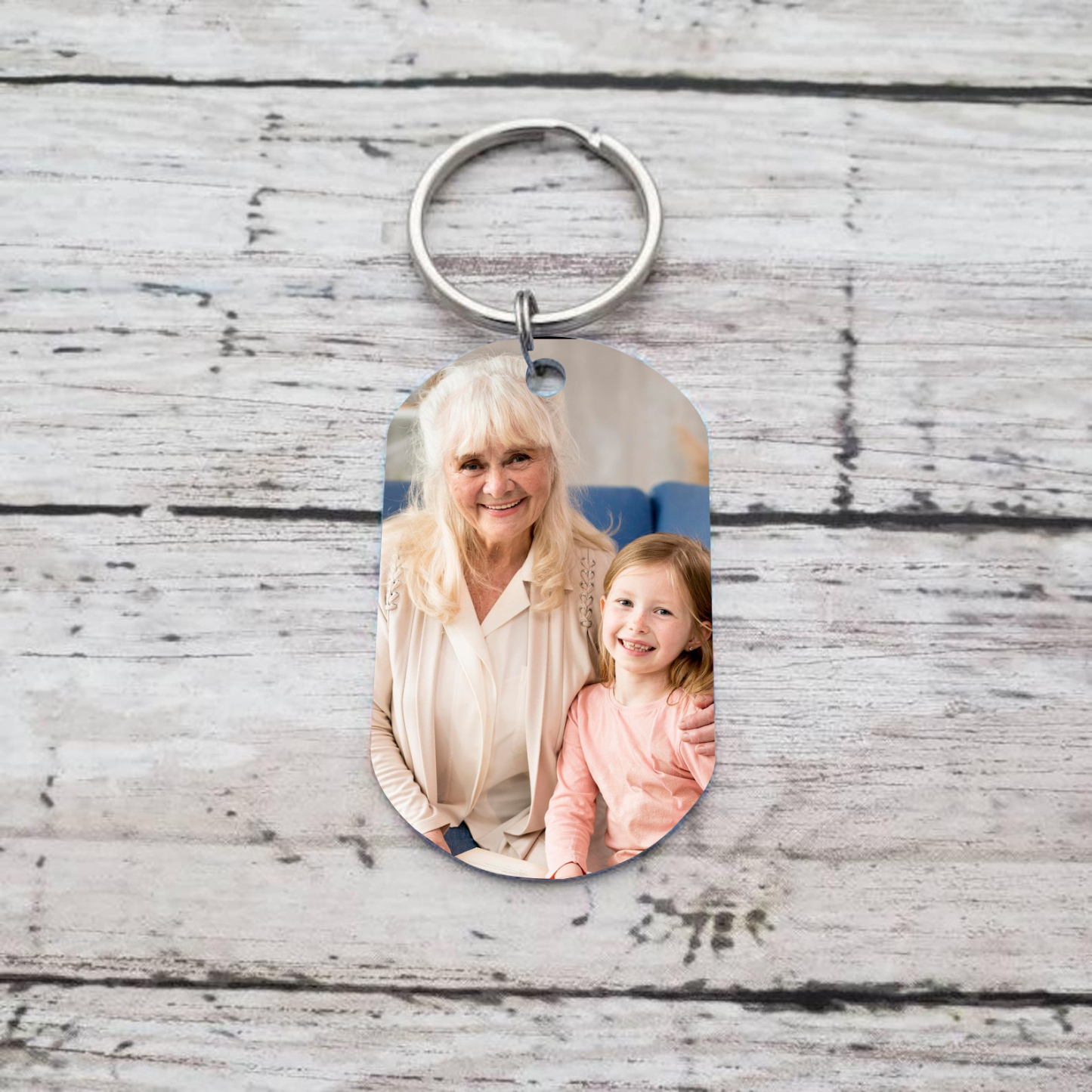 Personalised Memorial Photo Keychain Lover Memorial Keychain - Your Wings Were Ready But My Heart Was Not - Loss of Loved One-Jessemade AU