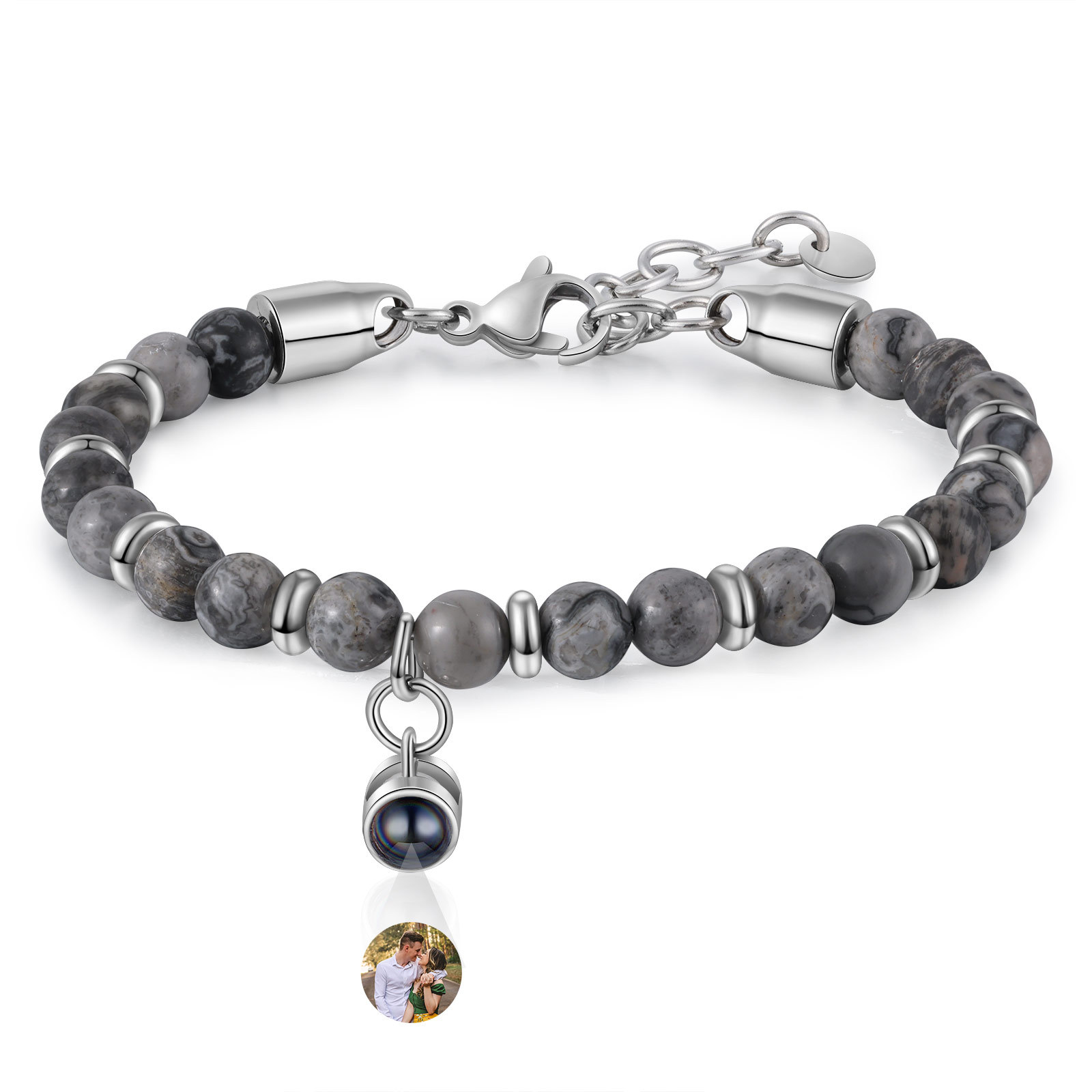 Personalised Projection Bracelet Custom Photo Bracelets Adjustable Bracelet Creative Gift for Him/Her-Jessemade AU