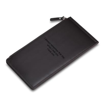 Personalised Leather Wallet Engraved Photo Long Purse Gifts For Men-Jessemade AU