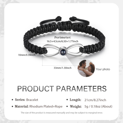 Personalised Projection Bracelet Custom Photo Bracelet Adjustable Bracelet Creative Gift for Her-Jessemade AU