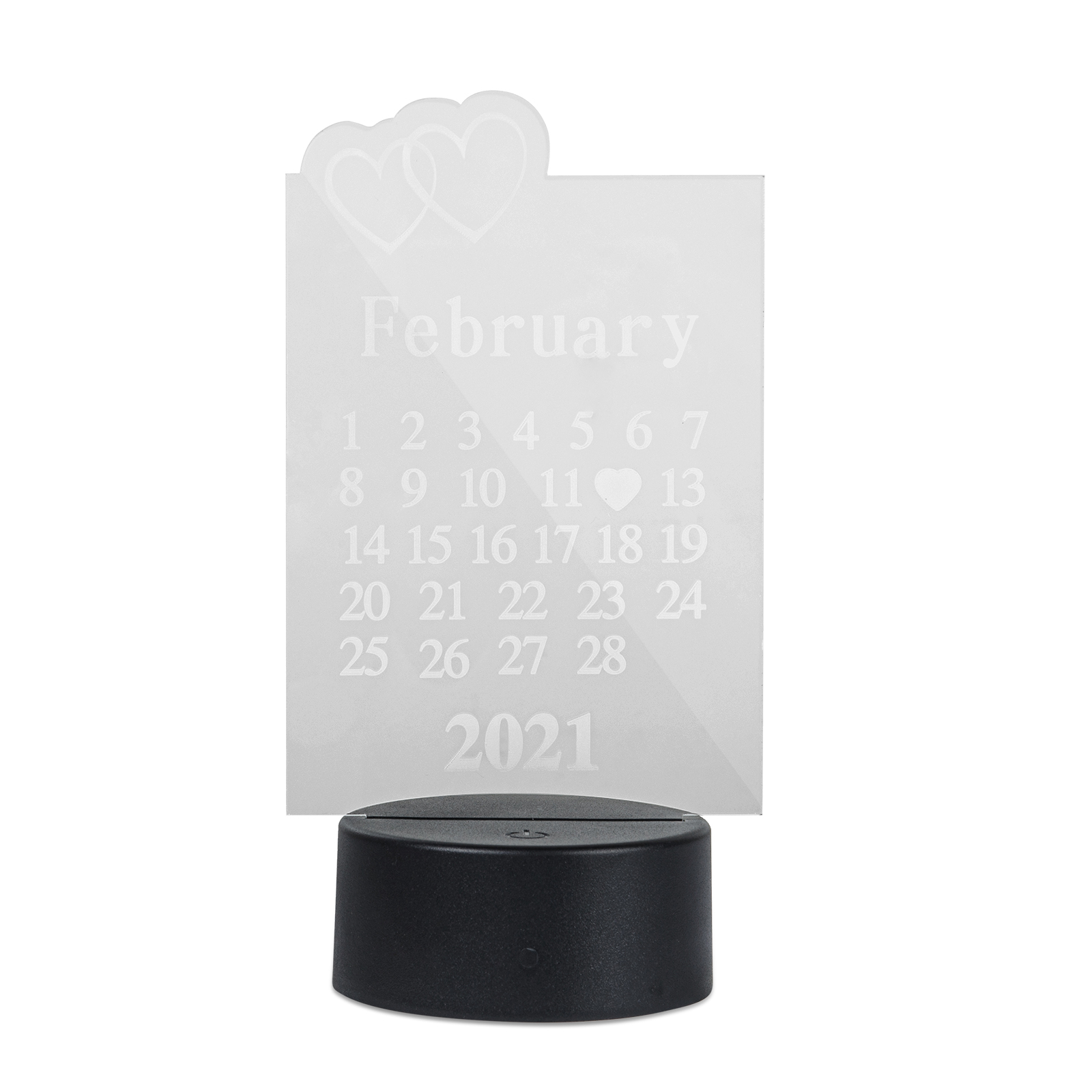 Customised Calendar Night Light-Jessemade AU