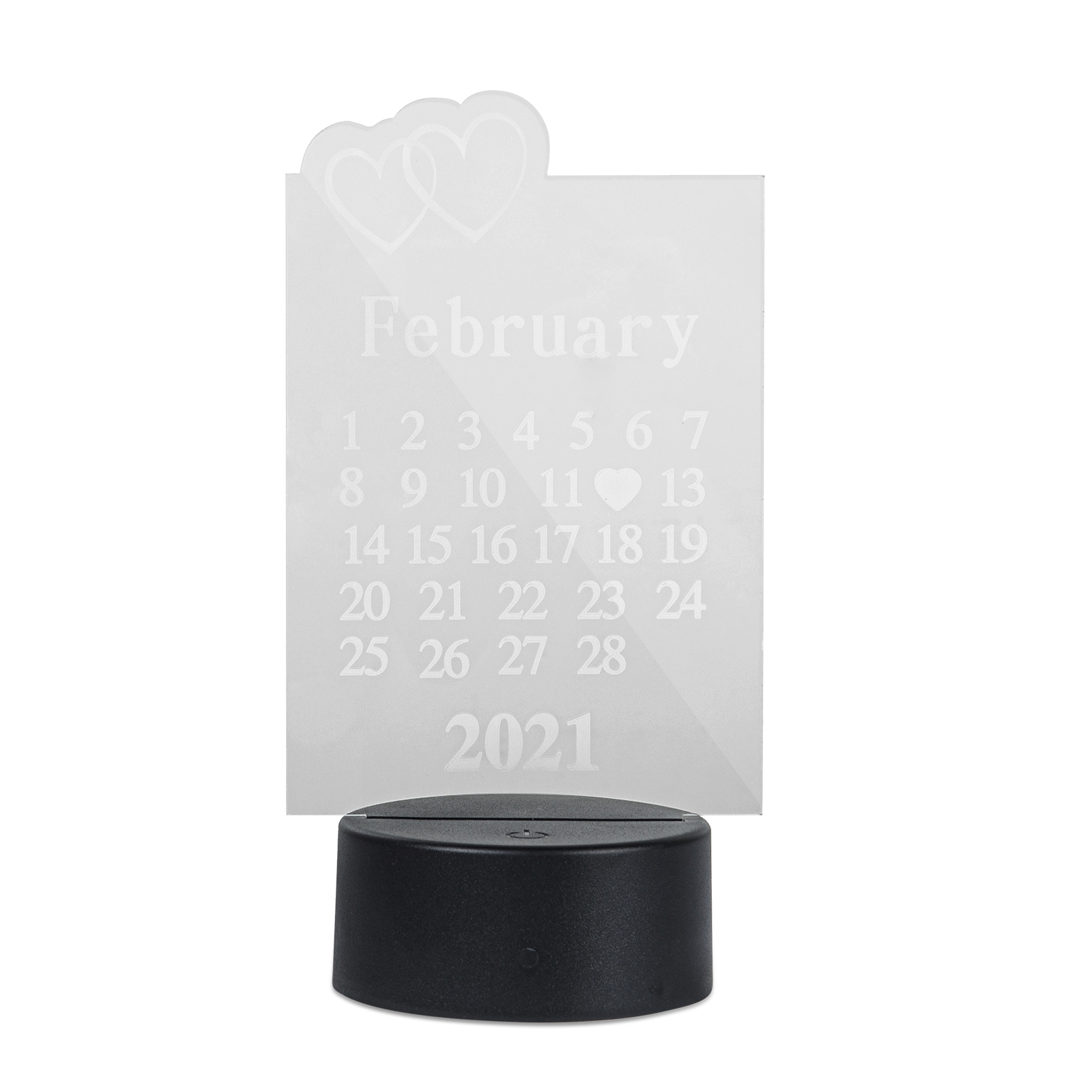 Customised Calendar Night Light-Jessemade AU