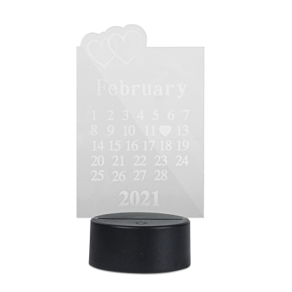 Customised Calendar Night Light-Jessemade AU