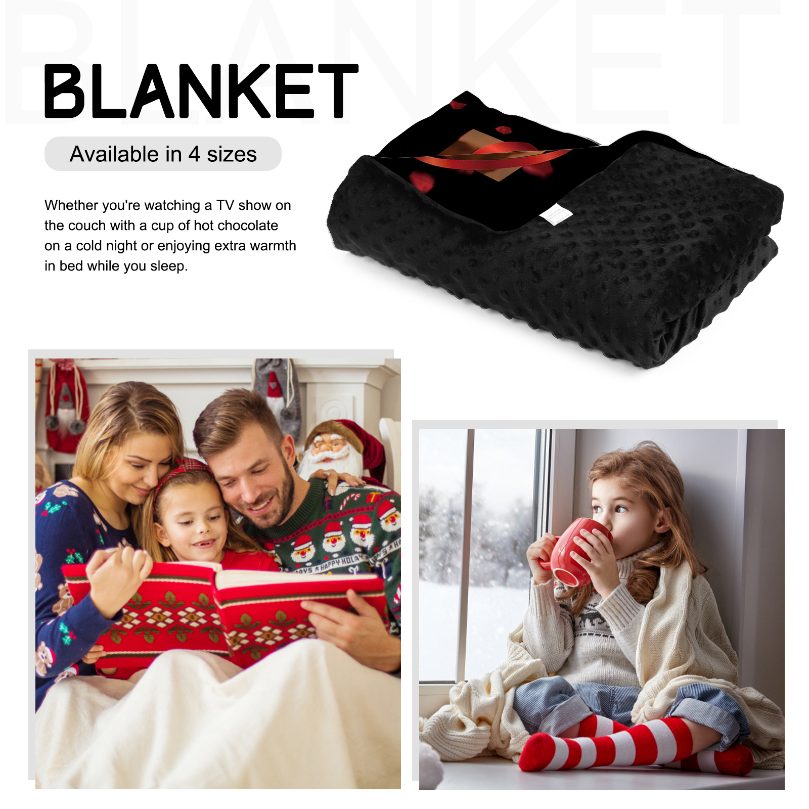 Personalised Couple Blanket Custom Photo Romantic Gift For Her-Jessemade AU