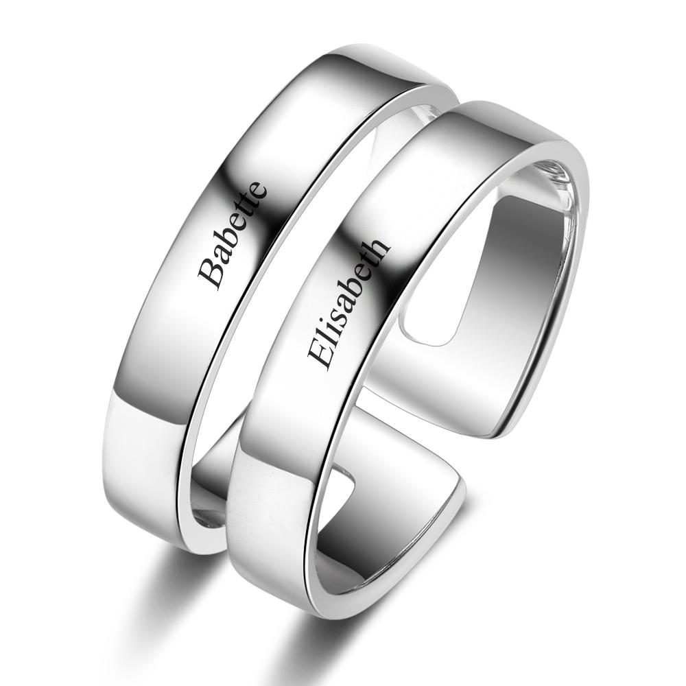 Personalised Women's Rings With Names Or Dates-Jessemade AU