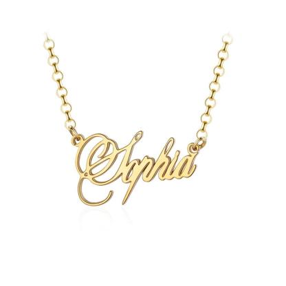 Personalised Necklace Custom 1 Name Necklace Gift For Women-Jessemade AU