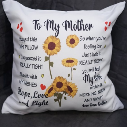 To My Mom-Personalised Pillow Case-Jessemade AU